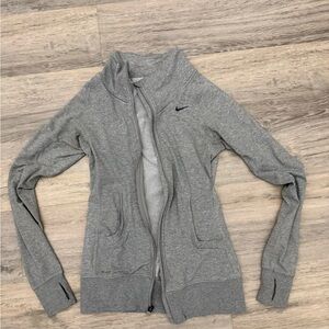 Nike Dri-FIT Light Gray Hoodie